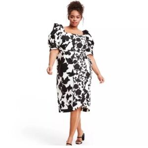 NWT Christopher John Rogers Floral dress 20W/22W